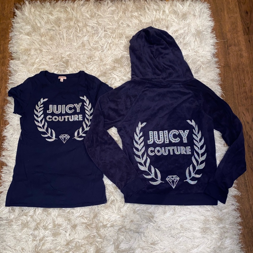 JUICY COUTURE matching jacket and tshirt